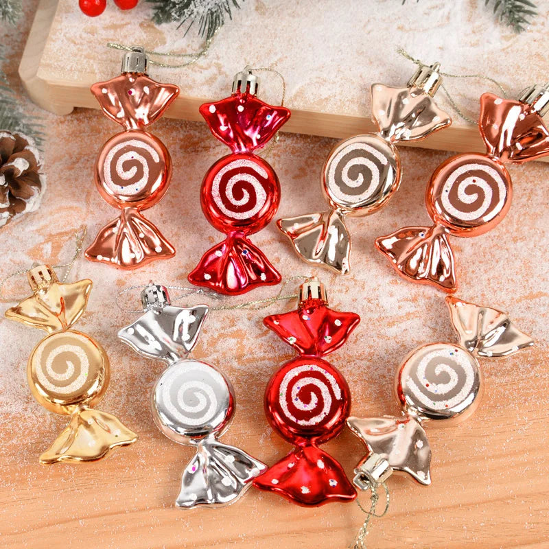 Christmas Candy Pendant Xmas Tree Hanging Ornaments