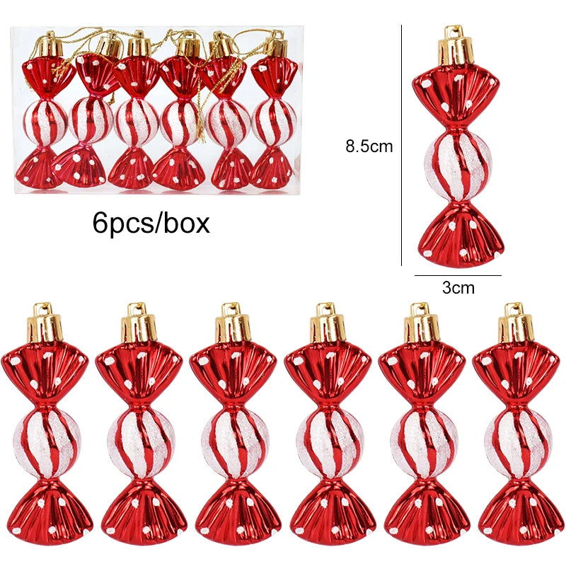 Christmas Candy Pendant Xmas Tree Hanging Ornaments