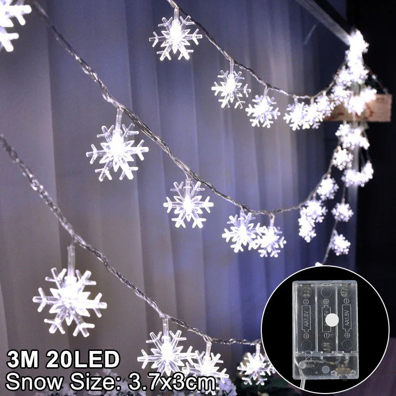 Snowflake LED Light Christmas Decorations