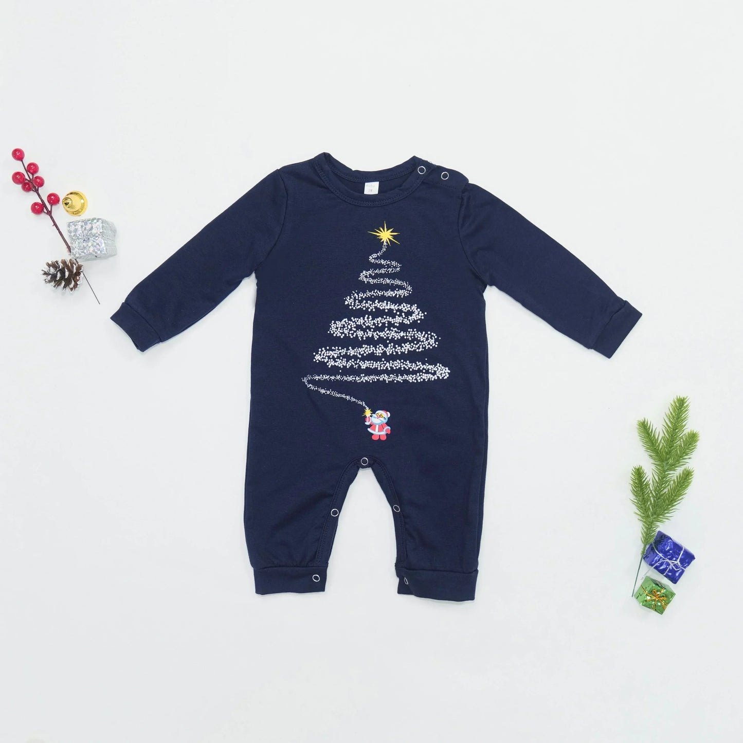 2025 New Fairy Print Adults Kids Matching Outfits Christmas Pajamas Set