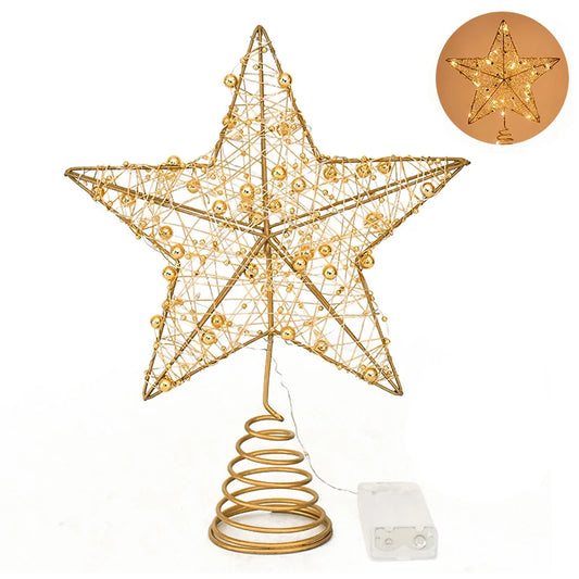 LED Light Christmas Tree Star Topper