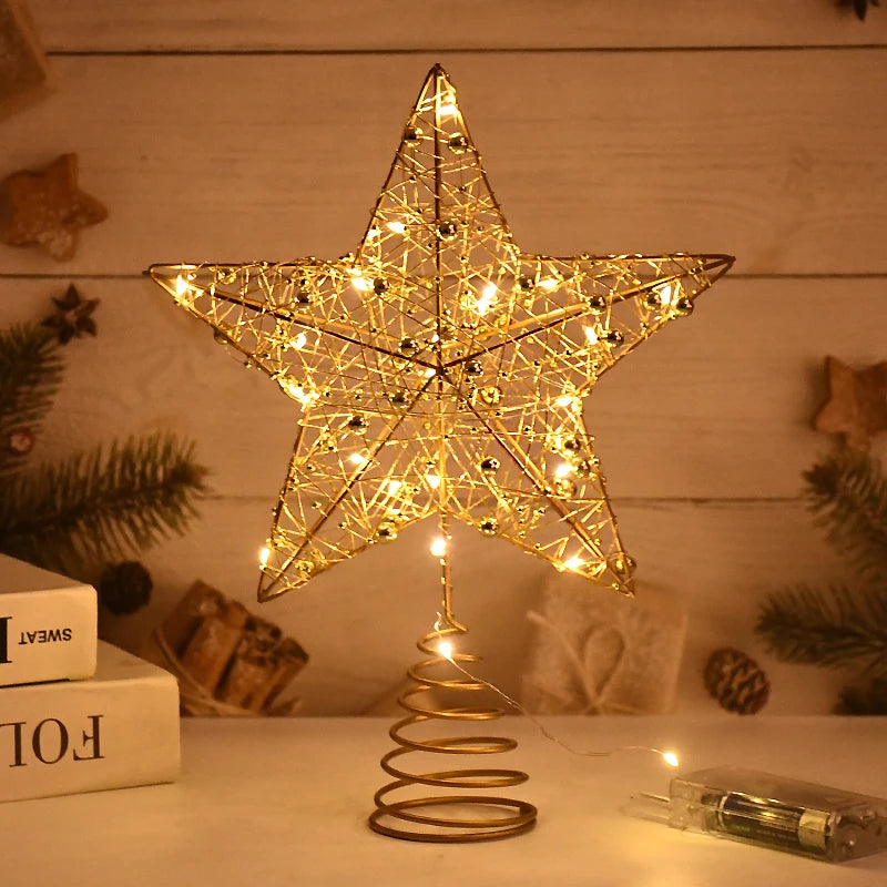 LED Light Christmas Tree Star Topper
