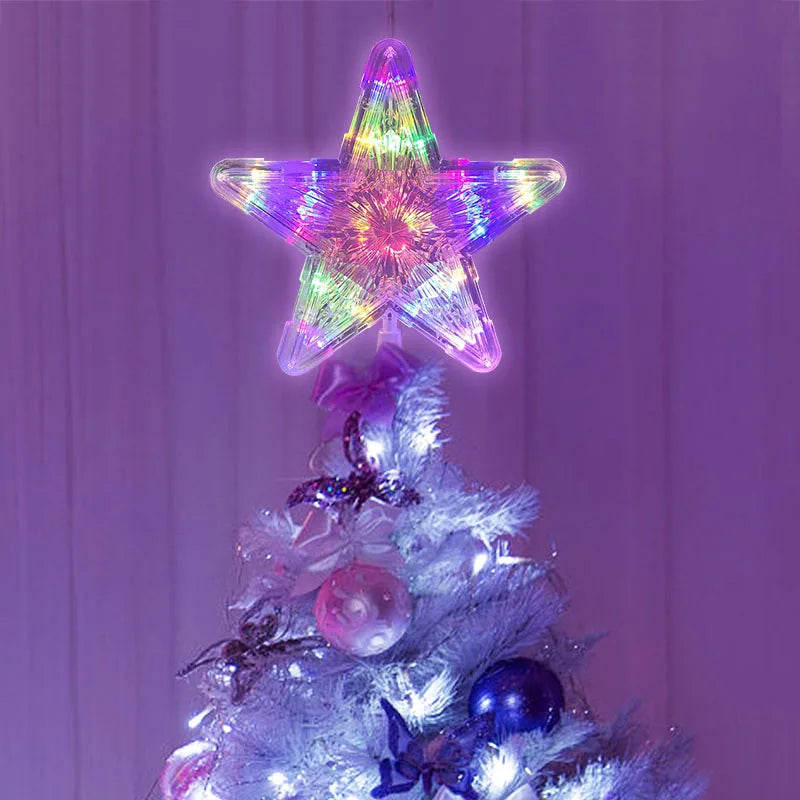 Christmas Tree Top Star LED Light