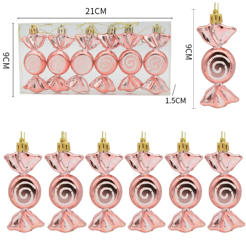 Christmas Candy Pendant Xmas Tree Hanging Ornaments