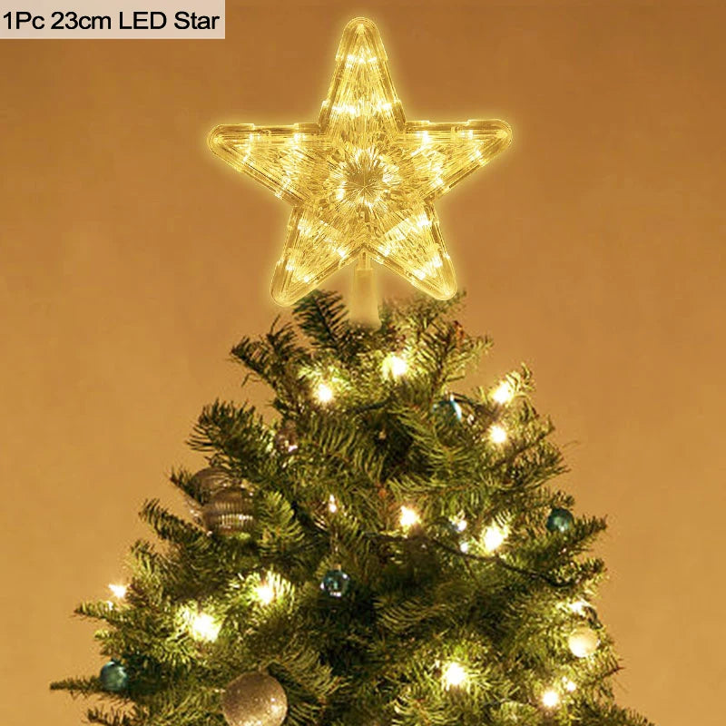 Christmas Tree Top Star LED Light