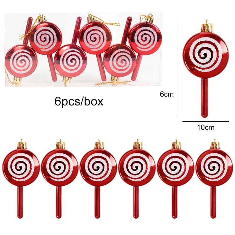 Christmas Candy Pendant Xmas Tree Hanging Ornaments