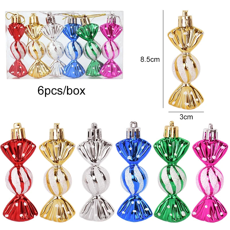 Christmas Candy Pendant Xmas Tree Hanging Ornaments