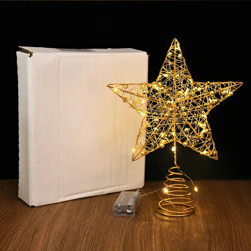 LED Light Christmas Tree Star Topper