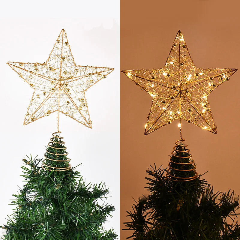 LED Light Christmas Tree Star Topper
