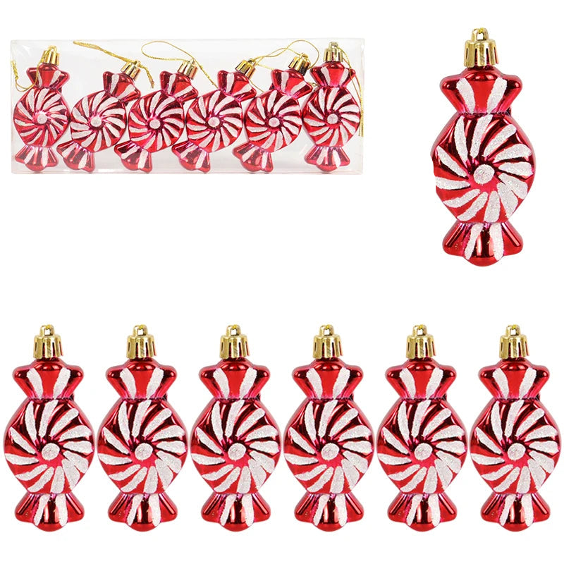 Christmas Candy Pendant Xmas Tree Hanging Ornaments