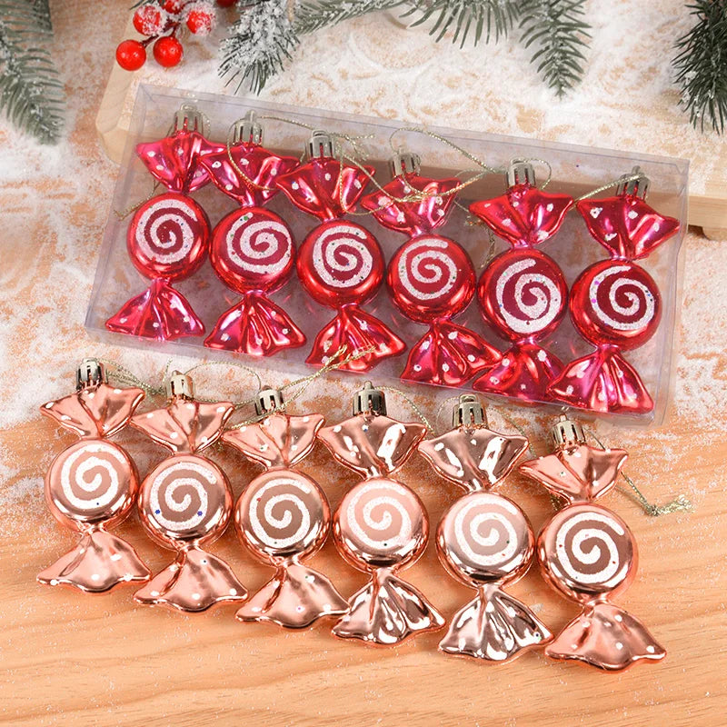 Christmas Candy Pendant Xmas Tree Hanging Ornaments