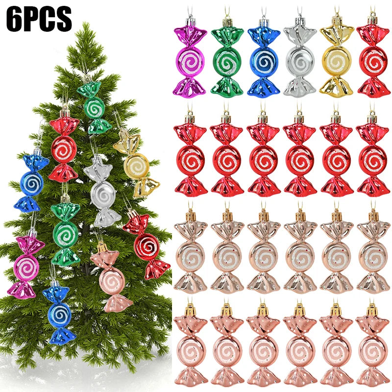 Christmas Candy Pendant Xmas Tree Hanging Ornaments