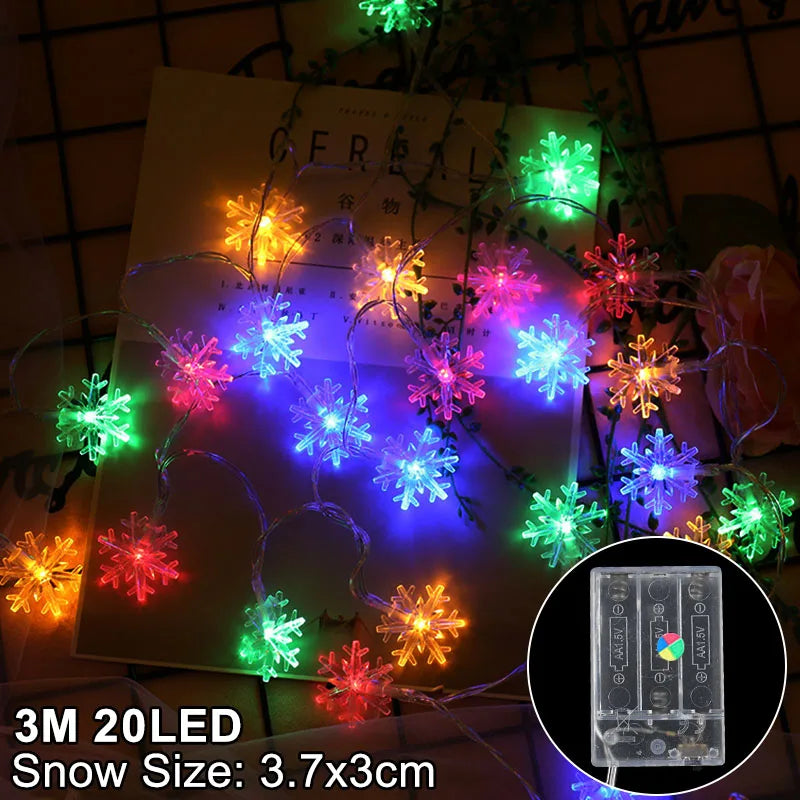 Snowflake LED Light Christmas Decorations