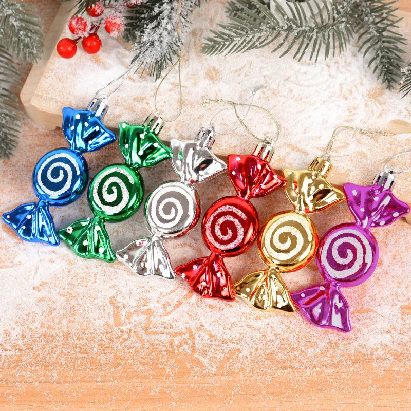 Christmas Candy Pendant Xmas Tree Hanging Ornaments