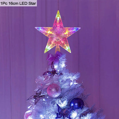 Christmas Tree Top Star LED Light
