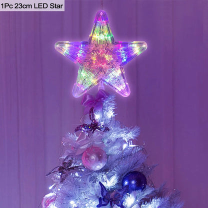Christmas Tree Top Star LED Light