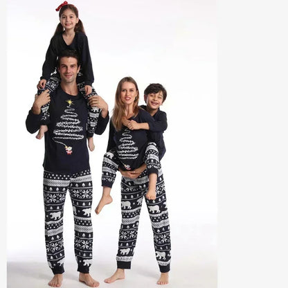 2025 New Fairy Print Adults Kids Matching Outfits Christmas Pajamas Set