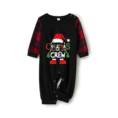 Crew Print Family Pajamas Set Soft Loose 2Pcs Sleepwear