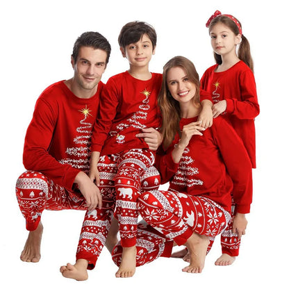 2025 New Family Christmas Pajamas Mom Dad Kids Matching Clothing