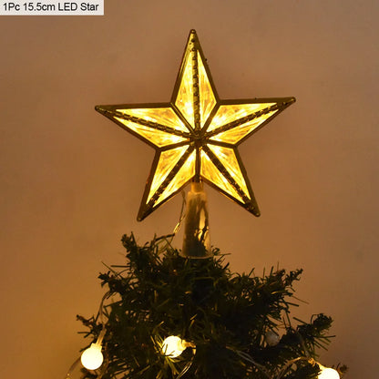 Christmas Tree Top Star LED Light