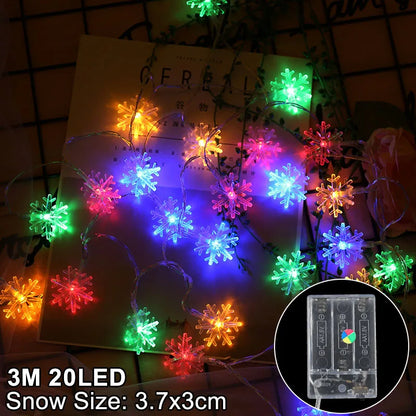 Snowflake LED Light Christmas Decorations