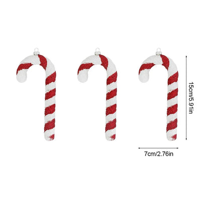 Big Christmas Lollipop Red Candy Cane Pendant